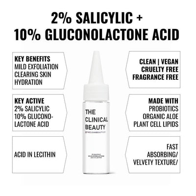 Gluconolactone And Salicylic Acid Serum For Acne