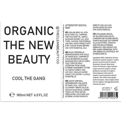 cool the gang | aftersport body oil | bio-organic freeshipping - THE CLEAN BEAUTY.CO