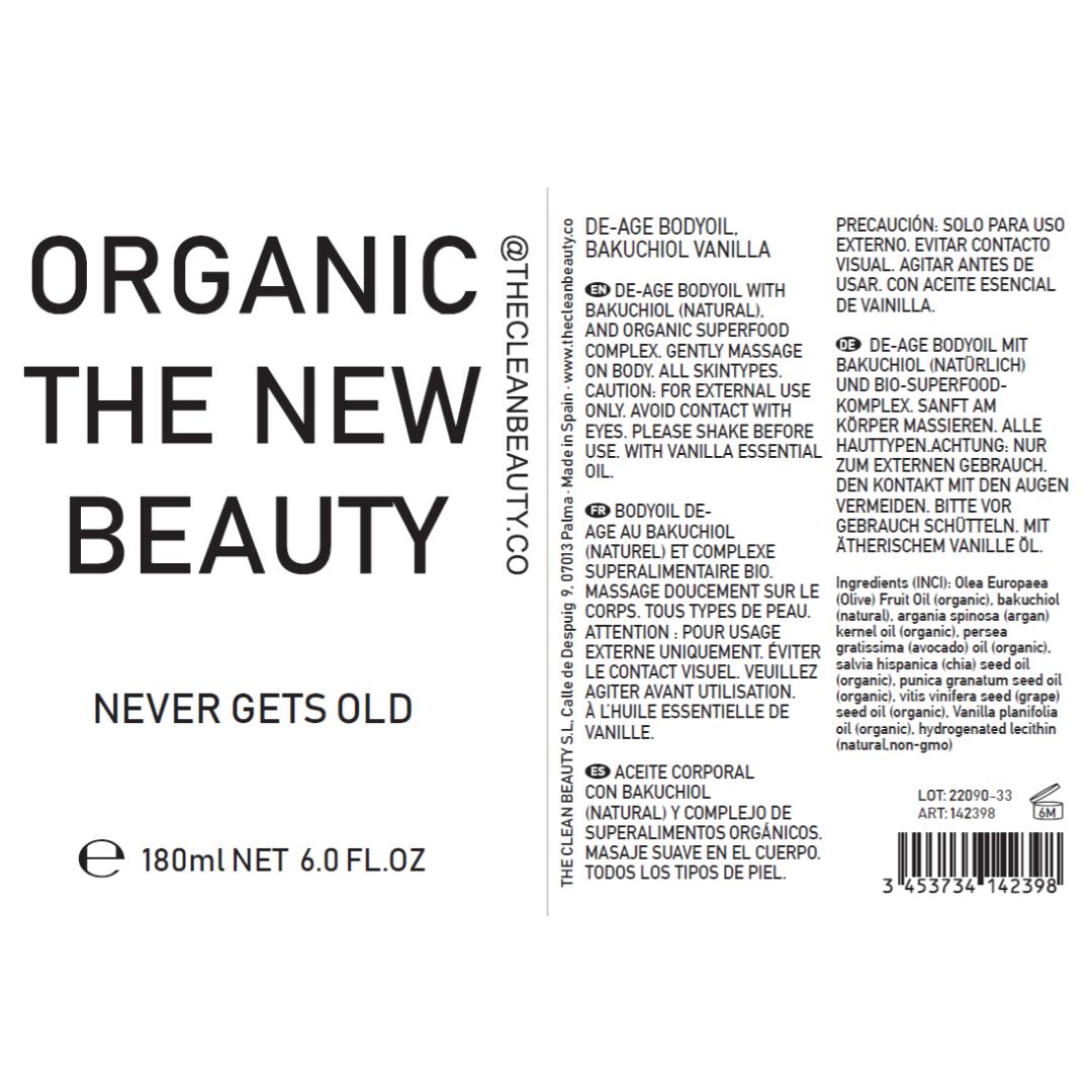 never gets old | antiage body oil | bio-organic freeshipping - THE CLEAN BEAUTY.CO
