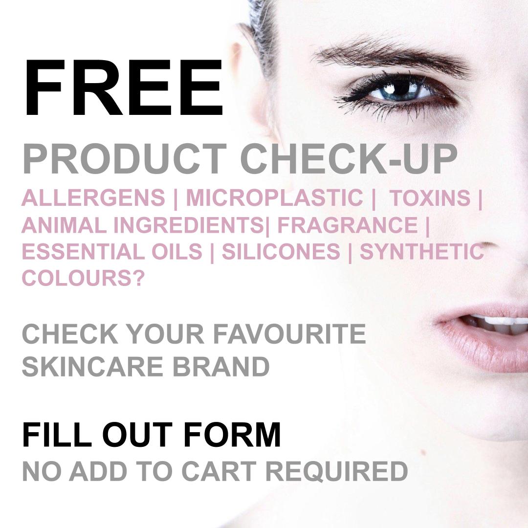 FREE SKINCARE PRODUCT CHECK-UP freeshipping - THE CLEAN BEAUTY.CO